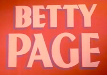 Bettie Betty Page Sign Logo